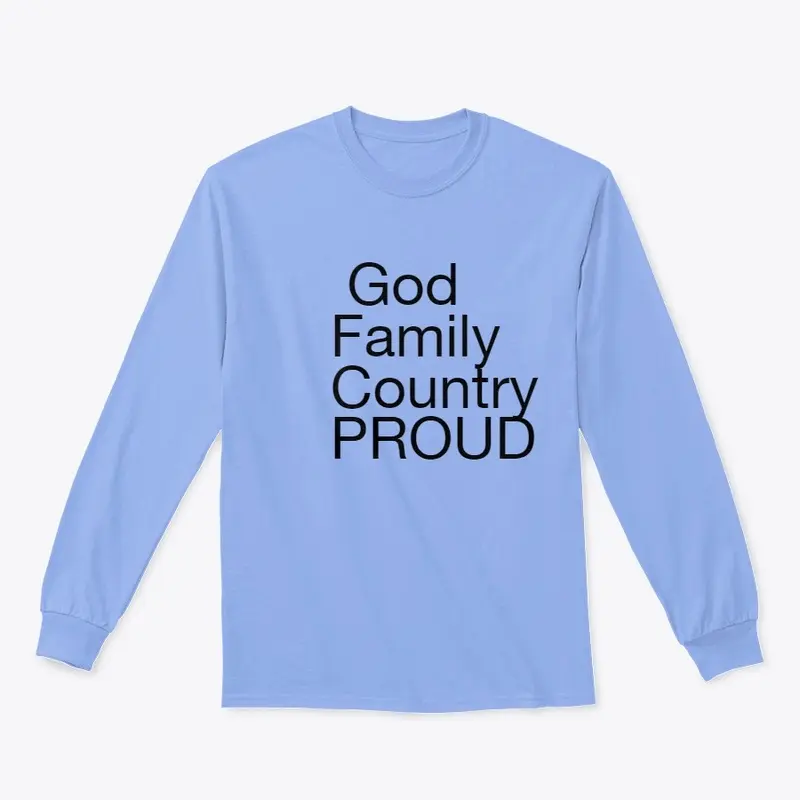 God Family Country Proud